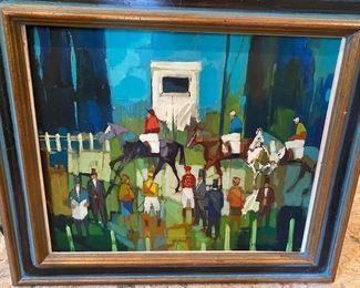 Louis Vidal painting