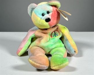 1996 "PEACE" TY BEANIE BABY | 1996 "Peace" bear, PVC pellets, no style number.