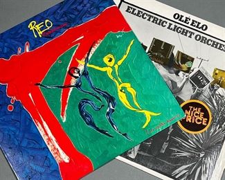 (2PC) ELO & REO ALBUMS | Vinyl record albums, including: Electric Light Orchestra "OLE ELO"
REO Speedwagon "Life As We Know It"