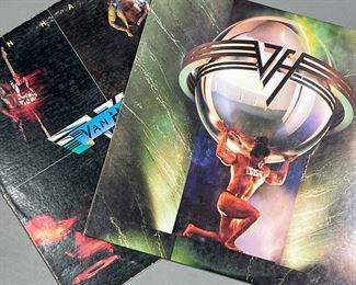 (2PC) VAN HALEN RECORDS | Vinyl record albums, including Van Halen's self-titled album and "5150".