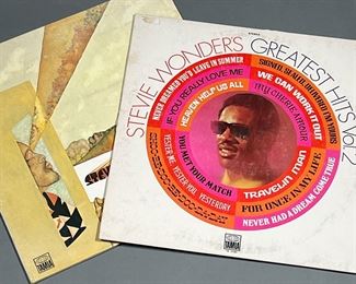 (2PC) STEVIE WONDER ALBUMS | Vinyl record albums, including:
Stevie Wonder's "Innervisions" (T6-326S1)
Stevie Wonder's Greatest Hits Vol. 2