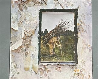 LED ZEPPELIN IV | Vinyl record of the Led Zeppelin IV album (SD 19129) "Zoso", with Stairway to Heaven.