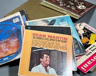 LARGE LOT OF MISC RECORDS | Large collection of vinyl record albums, including Dean Martin, Connie Francis, Bing Crosby, Judy Garland and many more.