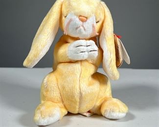 2000 "GRACE" BEANIE BABY | 2000 "Grace" bunny rabbit TY Beanie Baby, tag with an extra space between "love" and "!" at the end of the poem.