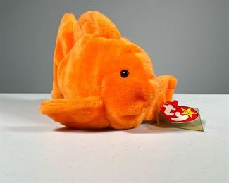 1994 "GOLDIE" BEANIE BABY | Style 4023, goldfish TY Beanie Baby, 1993 tush tag, with PVC pellets.