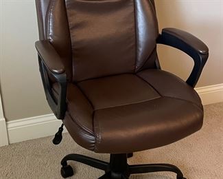 Office chair, 21"W x 39"L x 22"D,  $75
