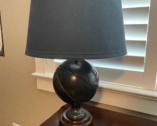 Pottery Barn Teen Espresso Basketball lamp, 23.5"H,  was $48, NOW $35