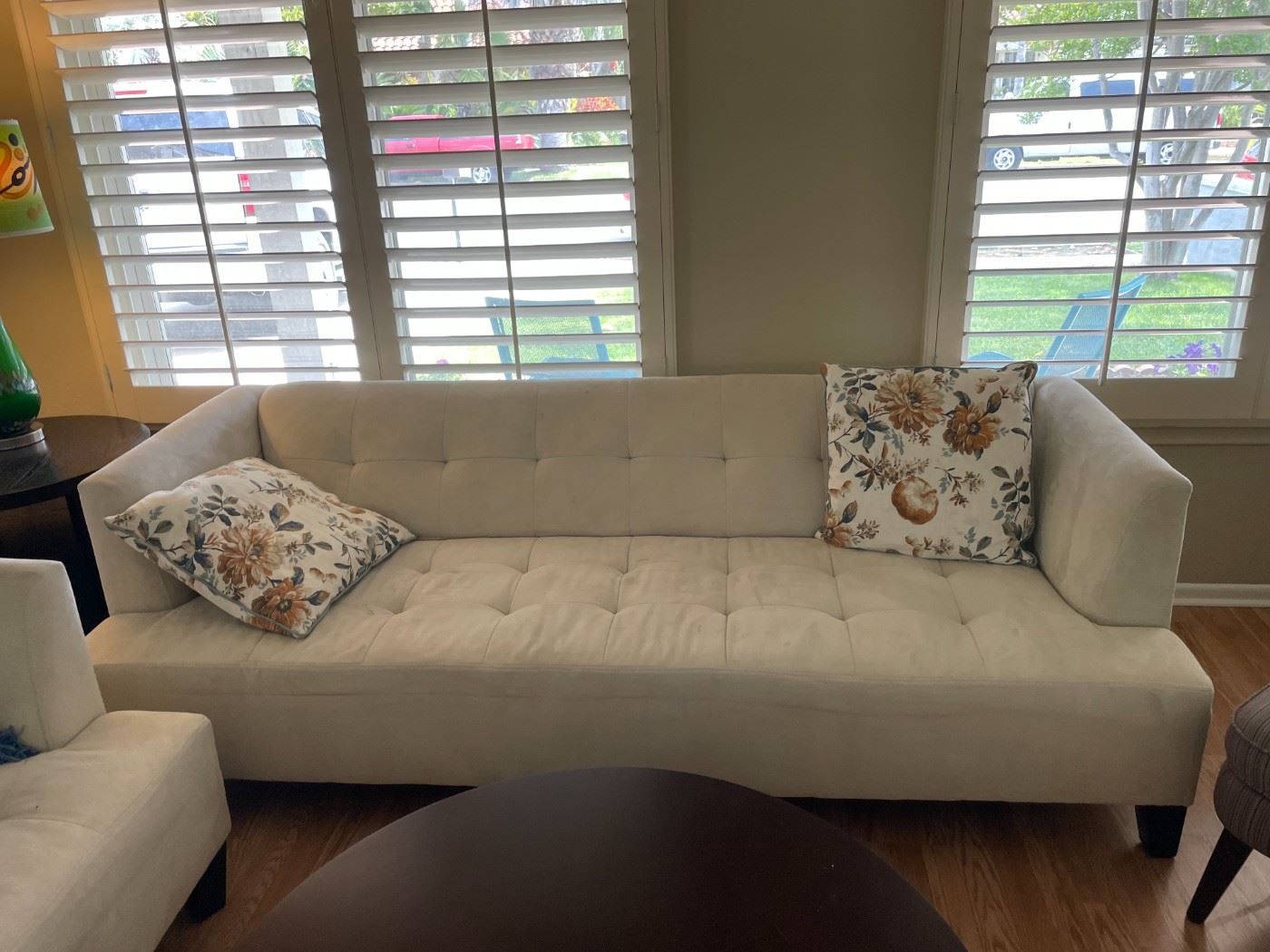 Couch and love seat in excellent condition