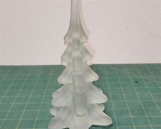 OS9001b Vintage Frosted Crystal Christmas Tree Figurine https://www.ebay.com/str/agesagoestatesales