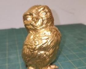RC9047 Boehm Gem Gold 400 Collection Gold Porcelain Owl with Diamond Eyes https://www.ebay.com/str/agesagoestatesales