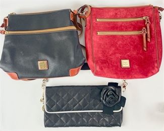 Dooney & Bourke & DKNY Leather Suede Handbags
