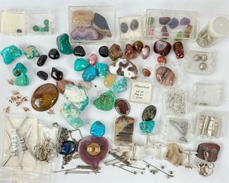 Sterling Silver & Gold Filled Jewelry Making For Gemstones: Labradorite, Turqouise, Mottled Jade, Agate
