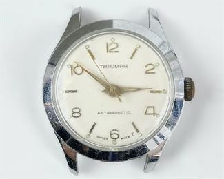 Vintage Triumph Anti Magnetic Mechanical Wristwatch
