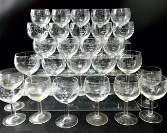 Crown Corning Glass Australia Mirage Dessert Sherbet glasses
