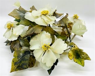 Vintage Glass Flower Arrangement
