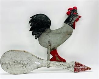 Antique Folk Art Roster Weather-vine
