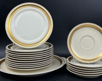 Fine Rosenthal Selb Germany Winifred Saucers, Desert Plates, and Two Handled Plates
