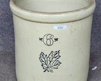 Antique Western Stoneware 6 Gallon Crock
