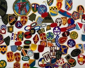 Collection of Vietnam/Korean War Era US Military Service Patches
