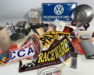 Vintage Volkswagen, Audi, Mercedes, and Porsche Engine Parts, Stickers, Accessories, And More
