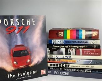 10 Vintage Porsche Books - 1998 Original Porsche by Peter Morgan, 1988 Porsche by Anders Ditlev Clausager, 1998 Porsche Speedster by Dr. Michel Thiriar, and More
