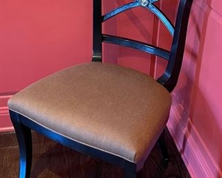 Custom upholstered dining chairs