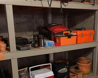 Tools, coolers, planters