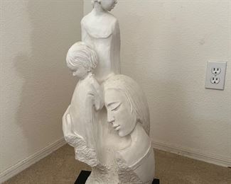 Vintage 28” Austin Production “A Mother’s Love” Sculpture by Artist David Fisher. Sculpted in 1988. This sculpture is one of the artists more rare pieces. Excellent condition. Measures approximately 11”L (Base) x 7”W (Base) x 28”H.