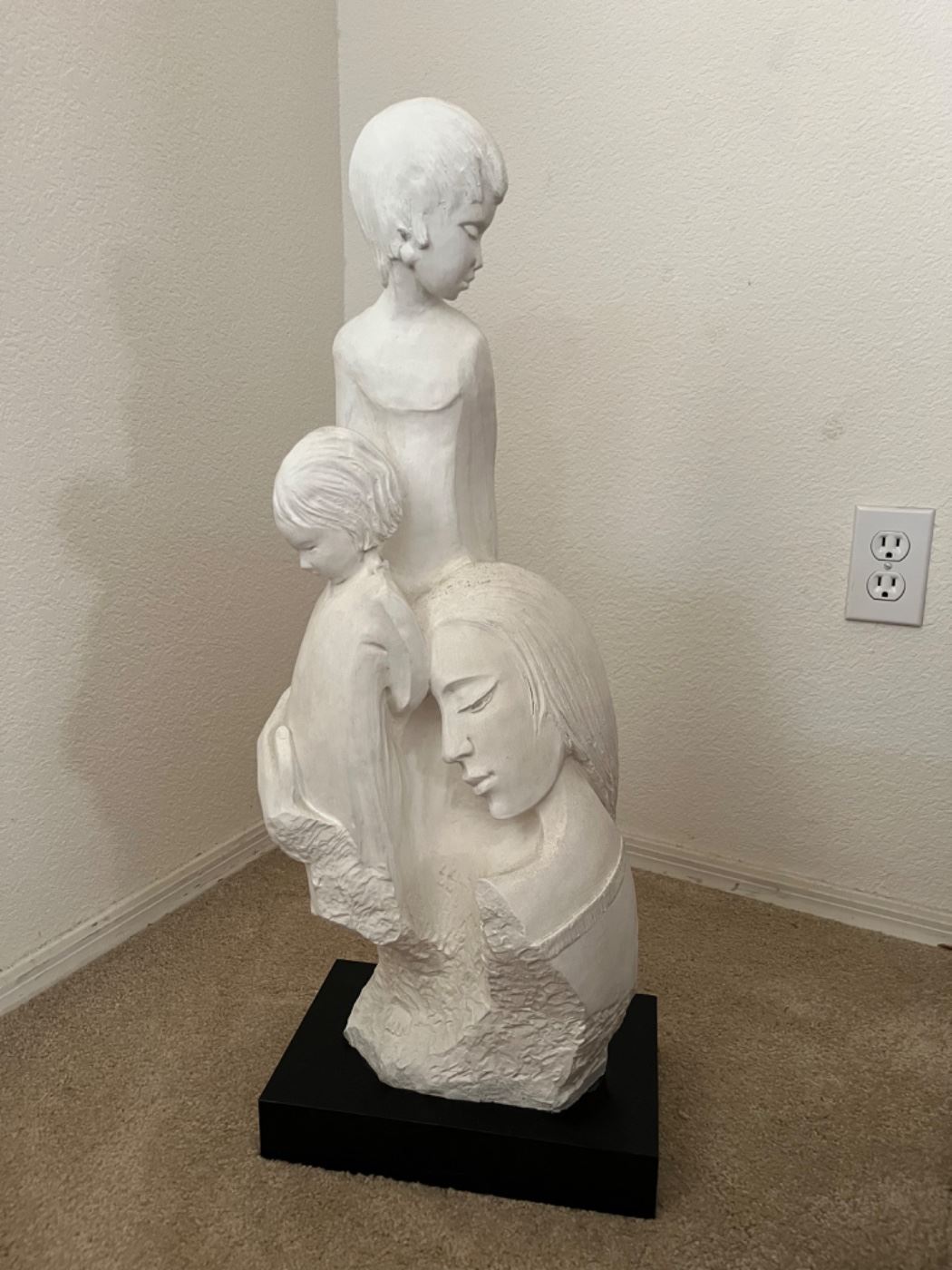 Vintage 28” Austin Production “A Mother’s Love” Sculpture by Artist David Fisher. Sculpted in 1988. This sculpture is one of the artists more rare pieces. Excellent condition. Measures approximately 11”L (Base) x 7”W (Base) x 28”H.