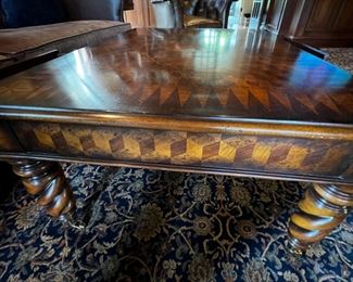 Inlaid coffee table…Maitland Smith