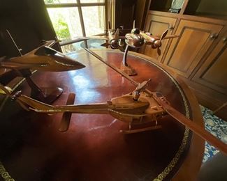 Wood model Planes/Helicopter