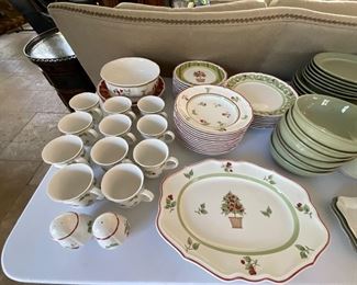 Set of dishes…service for  12 Villeroy and Boch