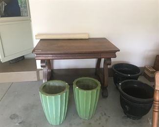 Mission Style Library Table