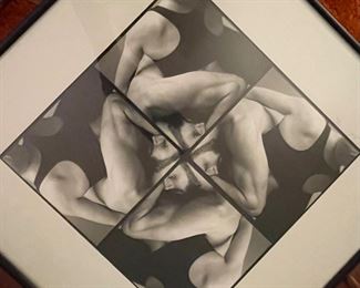 Early Signed Photographic Art Quad-Duo-Portrait 