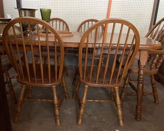 Dining table and chairs