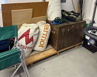 2 Marmot sleeping bags, 1 REI sleeping bag