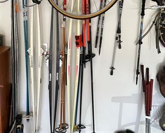 Cross country skis & poles 