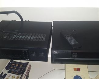 KENWOOD RECEIVER AND PLAYER