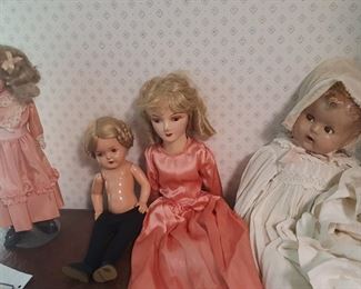 Antique dolls most are composite