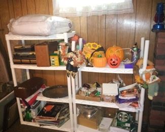 HALLOWEEN CASSETTE TAPES AND RECORDS 8 TRACK TAPES