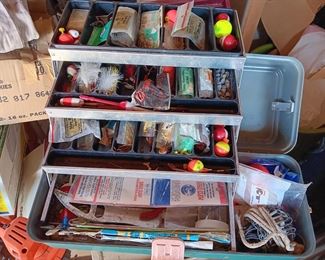INSIDE  OF TACKLE BOX