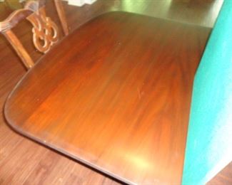 Mahogany Table by Henkel Harris/normal wear and tear for the age/pad covers