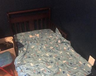 The other toddler bed
Mattresses are included with each toddler bed