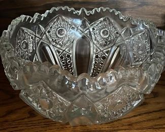 Pressed Glass Bowl