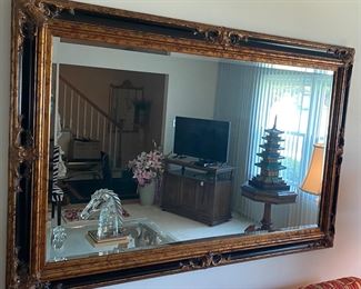 Large Neoclassical Wall Mirror