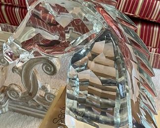Large Mid-century Licio Zanetti Murano Horse Statue