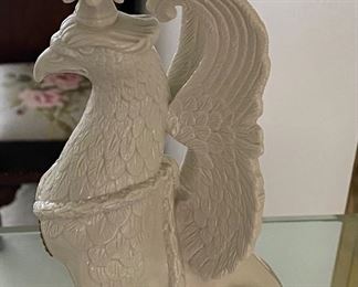 Porcelain Marbro Neoclassical Griffin Figure