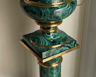 Large Italian Porcelain Plant Stand and Jardiniere 