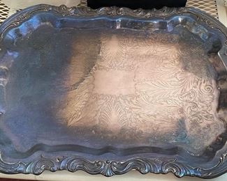 Silverplated Serving Tray