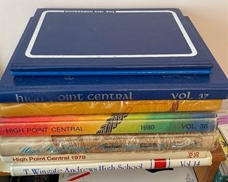 High Point Central and Andrews Yearbooks